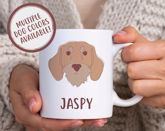 Wire Haired Dachshund Mug, Dog Dad Gift, Custom Coffee Mug, Doxie Mom