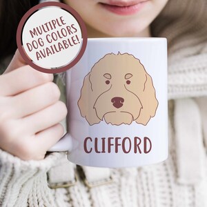 Custom Golden Doodle Mug, Dog Dad Gift, Personalized Coffee Mug, Golden Doodle Mom Mug