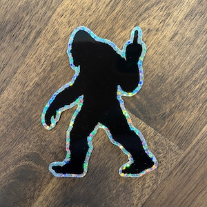 Big Foot Flipping the Bird