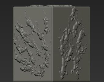 MTG Rat Box 3D Modell STL