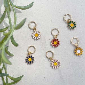 Bohemian, 70&#39;s-inspired, Flower Hair Charms, Loc Jewelry, Braid Rings, Hair Jewelry