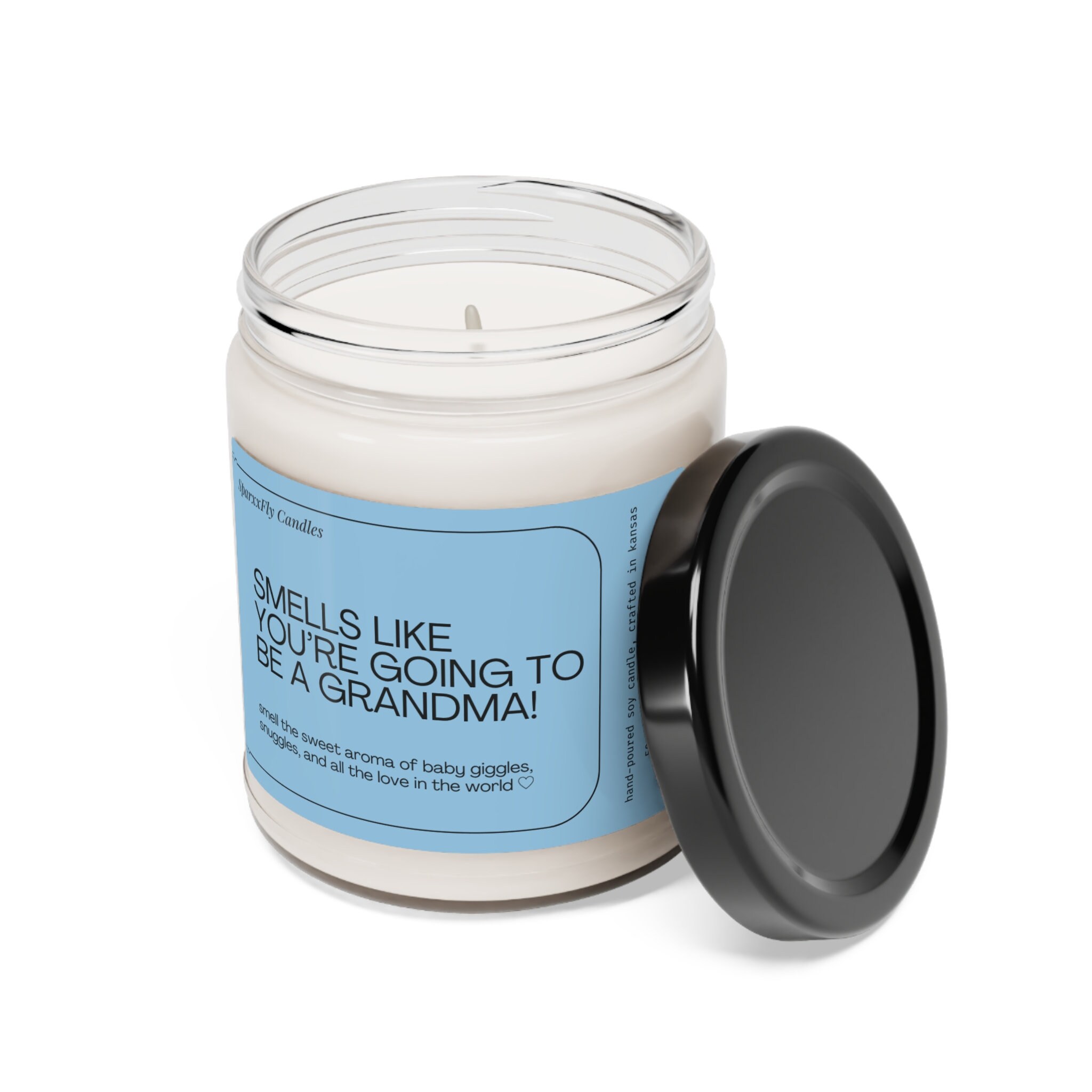Smells Like You're Going to Be a Grandma Soy Wax Candle, Pregnancy
