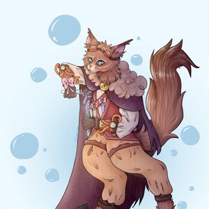 Custom Character Digital Art Commission (DnD Characters)