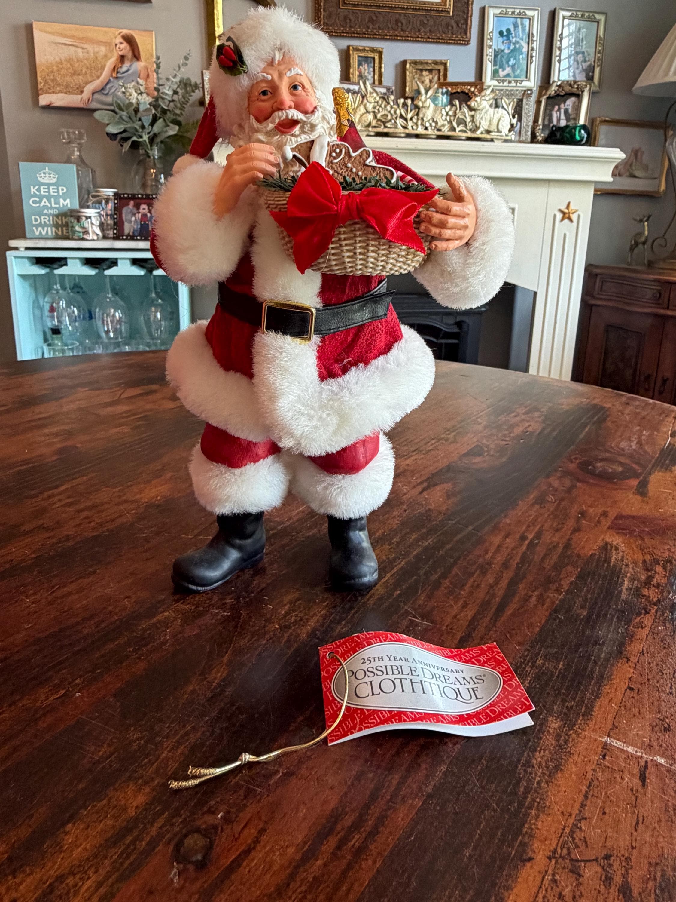 Possible Dreams Clothtique Santa - Etsy