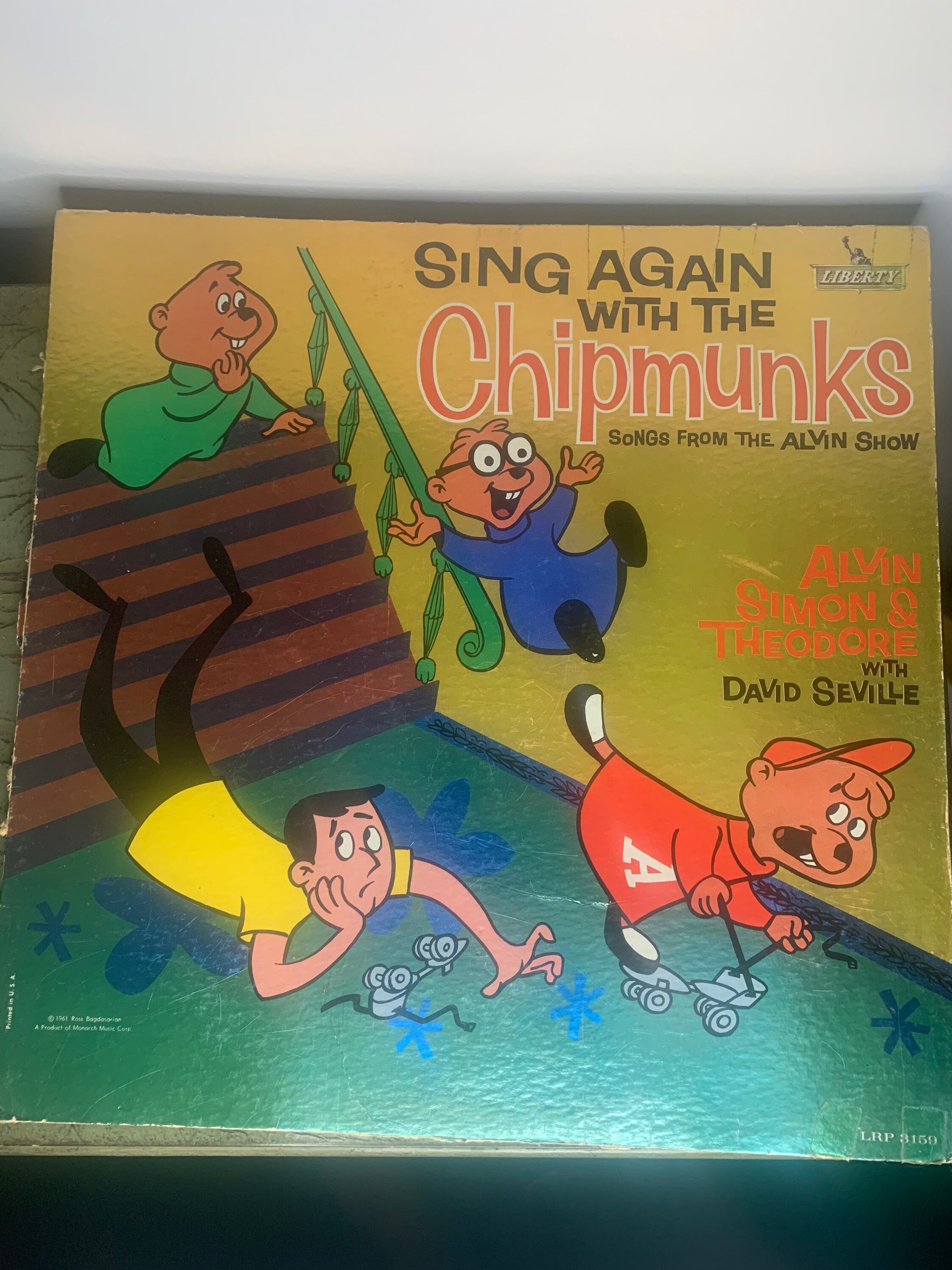 Chipmunks, Sing Again With the Chipmunks Liberty LRP 3159 1961 - Etsy