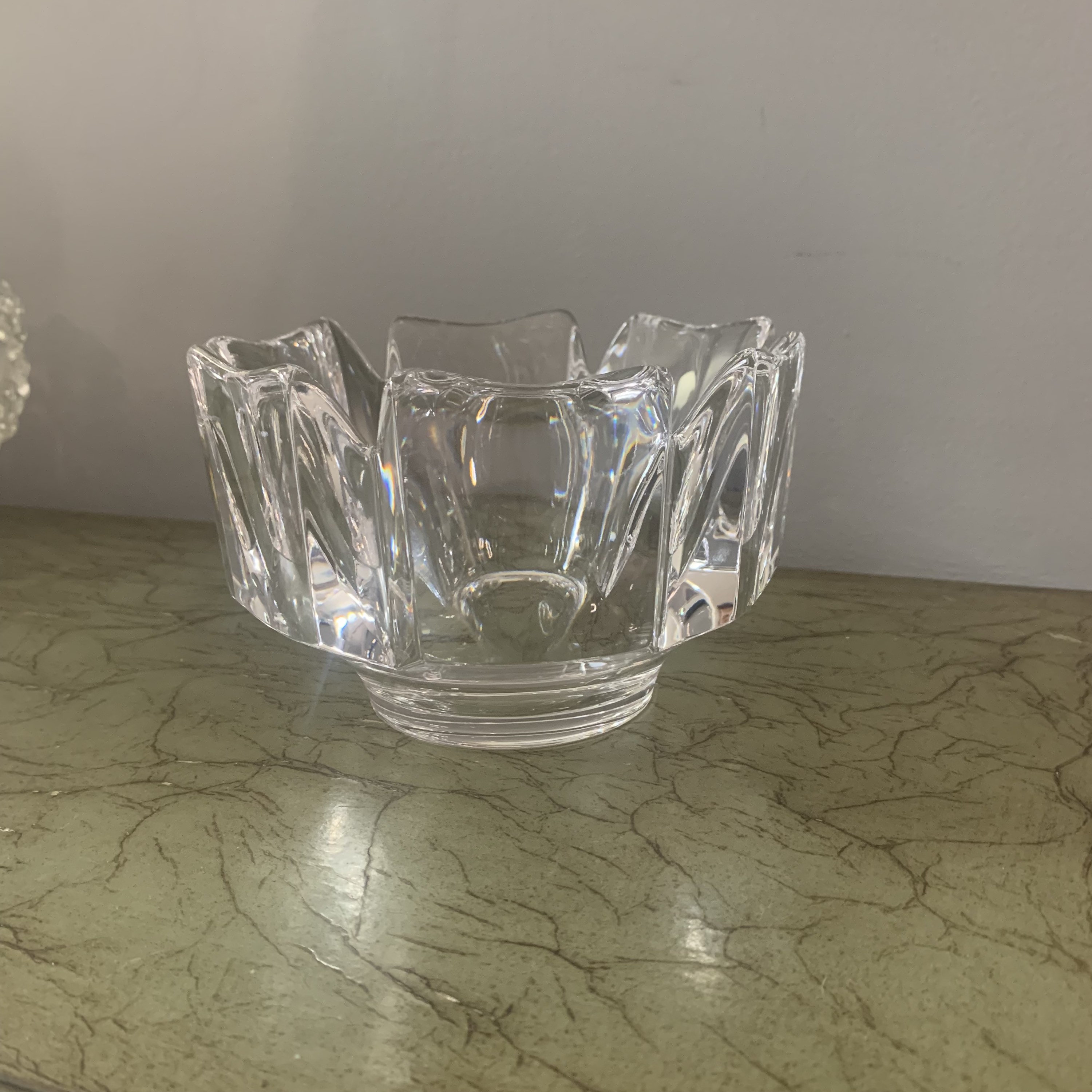 Vintage Orrefors Crystal Bowl – Corona Pattern by Lars Hellsten - Etsy