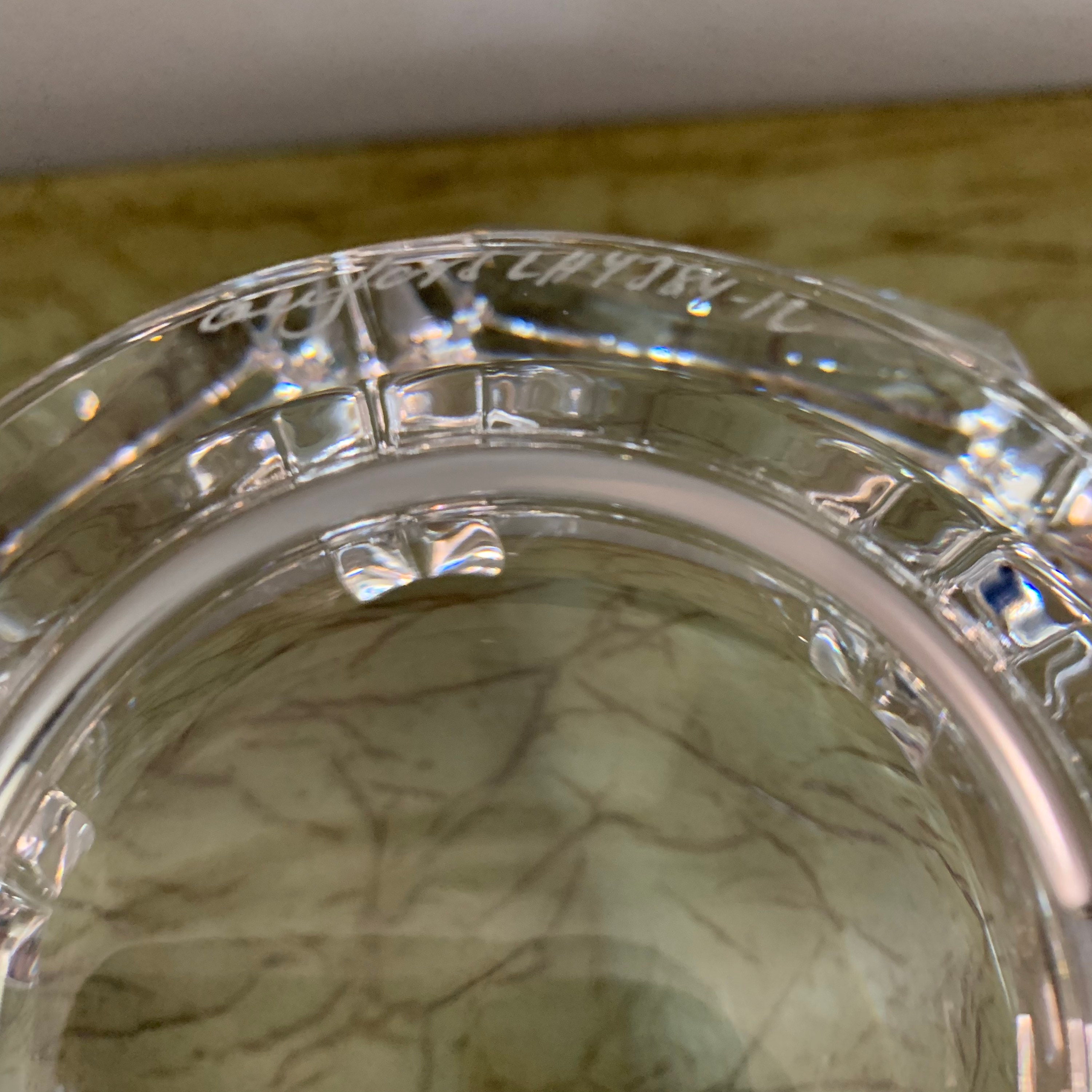 Vintage Orrefors Crystal Bowl – Corona Pattern by Lars Hellsten - Etsy