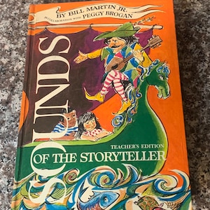Vintage Illustrated Teacher’s Edition Children’s Book - Sounds of the Storyteller by Bill Martin Jr