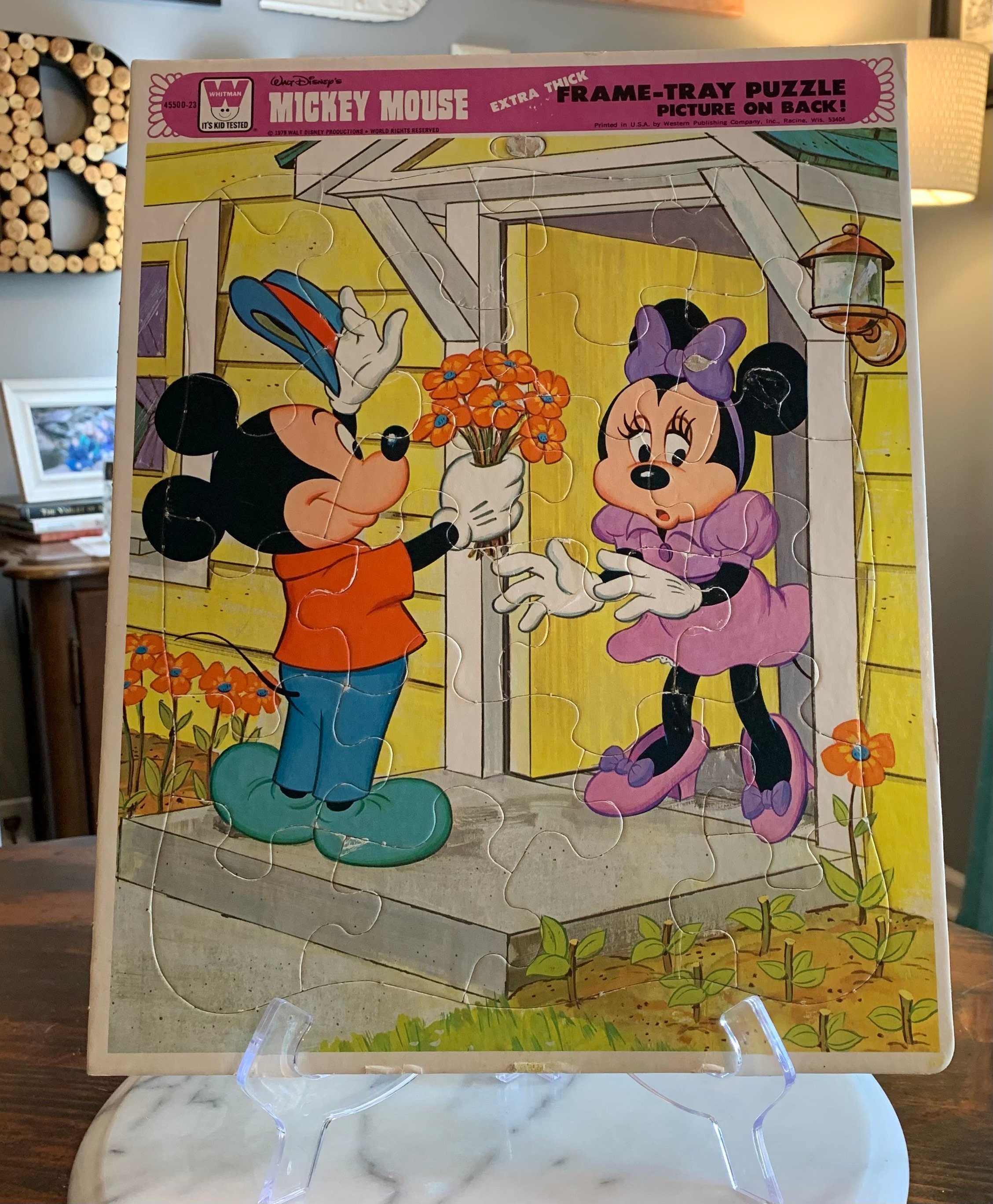 VINTAGE DISNEY DONALD DUCK JIG-SAW PUZZLE FOR KIDS 70 PIECES