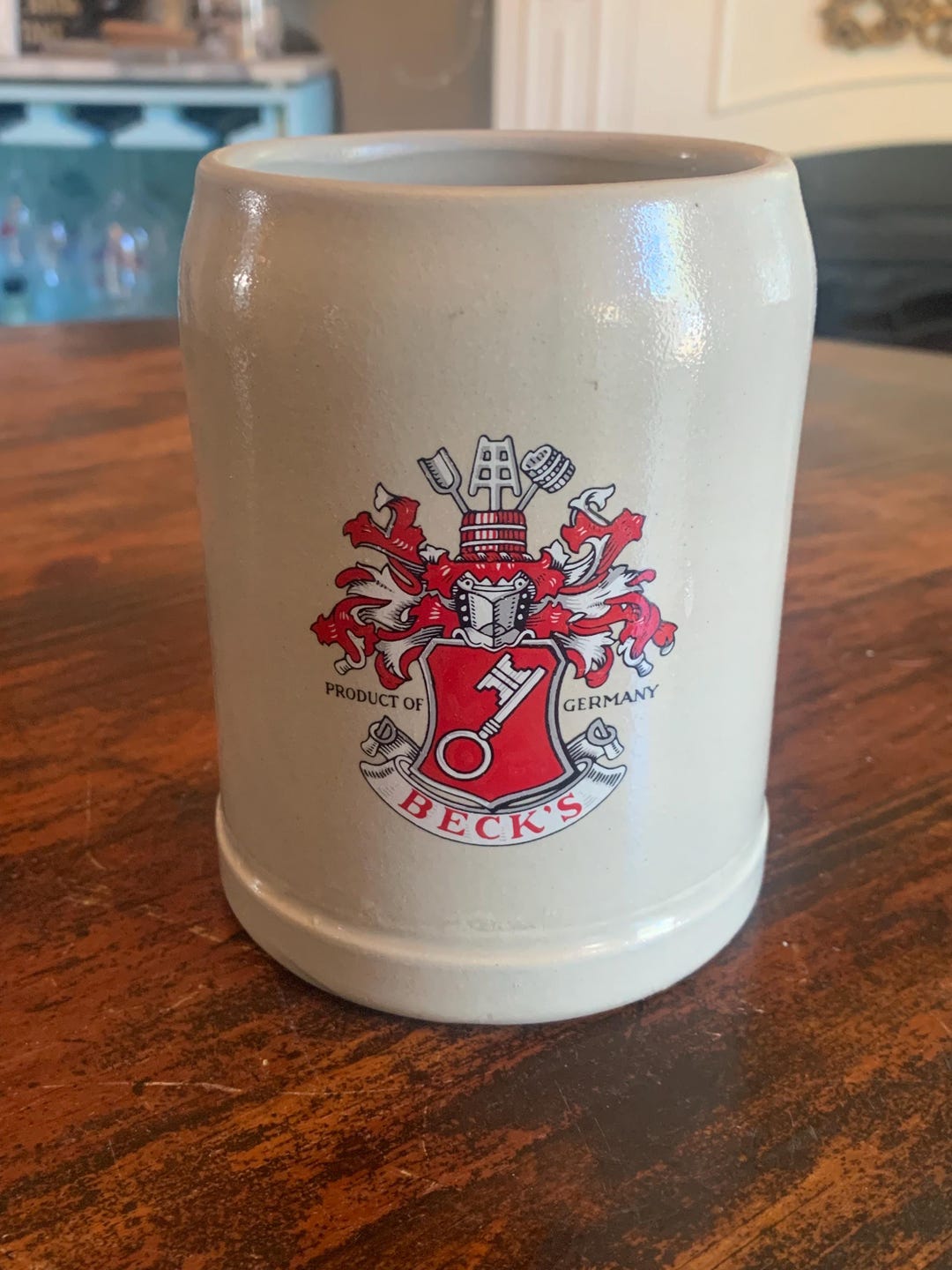 RARE ANCIENNE CHOPE A Biere Vintage Allemande En Ceramique Beige (1 L) EUR 15,00 - PicClick FR