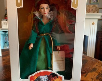green emerald velvet dress Amazon.com: Mattel 2001 Timeless Treasures Collectible Doll - Scarlett Ohara