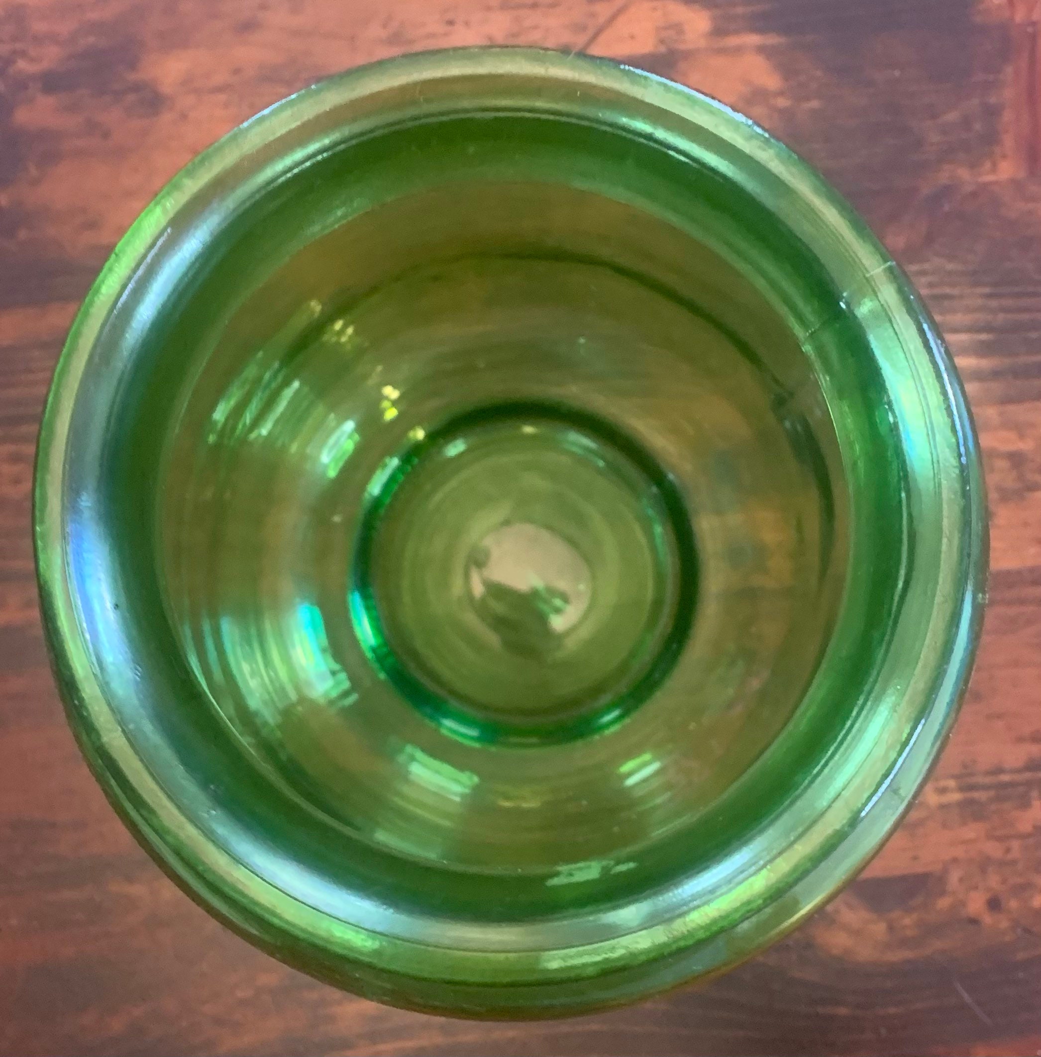 Vidrios San Miguel Recycled Handmade Green Glass Apothecary Etsy