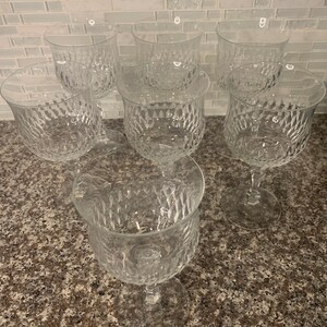 Discontinued Set of 7 Desiree Water Goblets by Schott-Zwiesel
