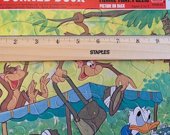 Vintage Set of 2 Walt Disney Puzzles - Featuring Mickey