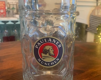 Vintage Paulaner Munchen Mug Stein  German Beer