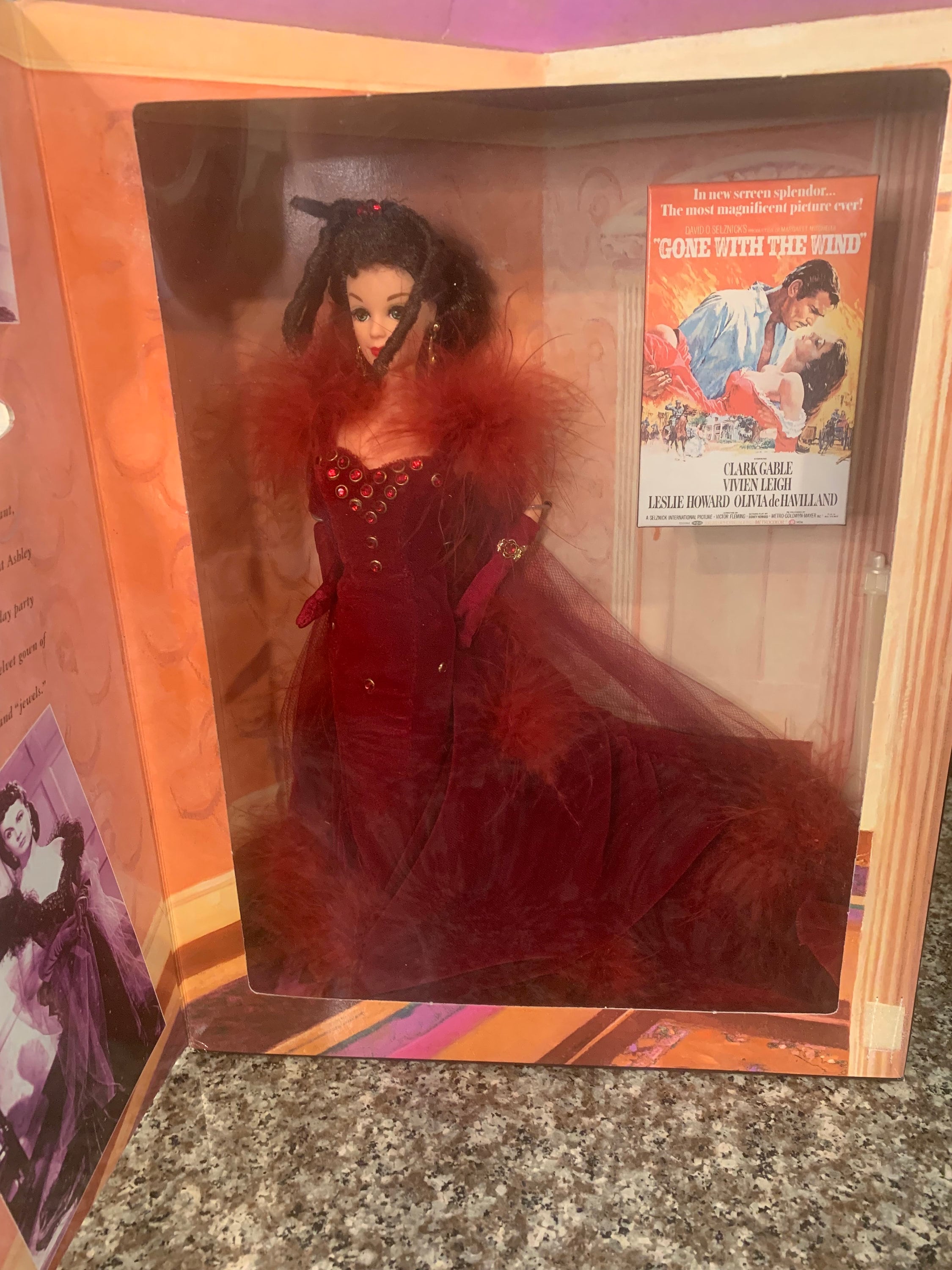 Vintage Barbie as Scarlett O'hara Burgundy Velvet Dress, Mattel 1994 - Etsy Vintage Barbie as Scarlett O'hara Burgundy Velvet Dress, Mattel 1994 - Etsy