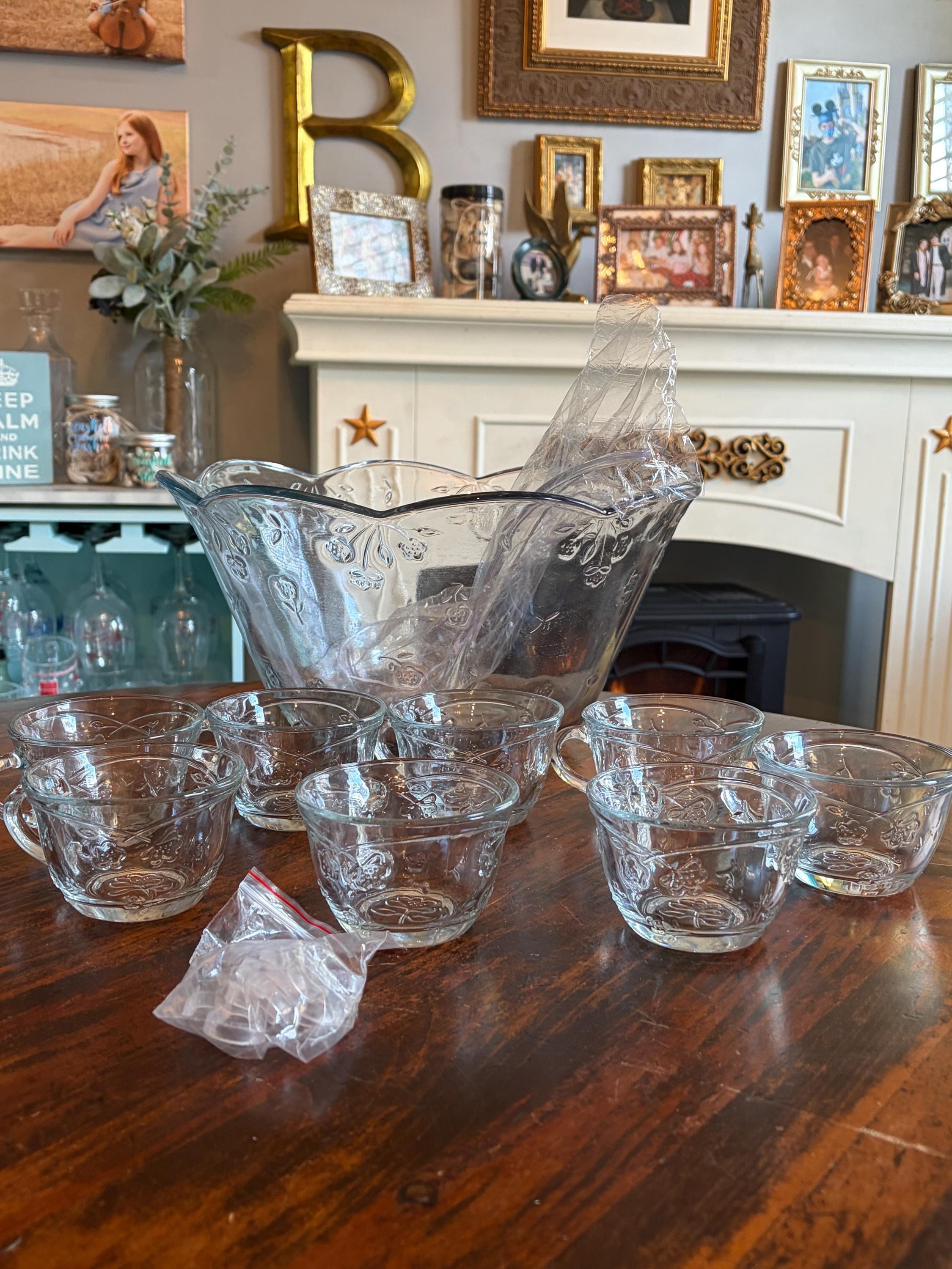 Anchor Hocking Savannah Punch Bowl - Etsy