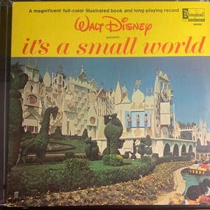 Antique Disneyland It&#39;s A Small World Vinyl Record