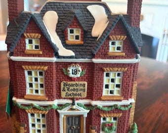 Department 56 Dickens Village Boarding & Lodging School | A Christmas Carol Series | 1993 |