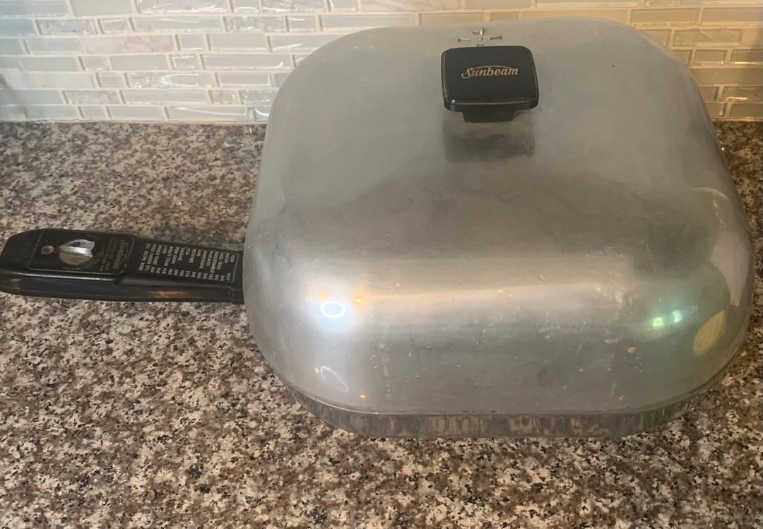Sunbeam electric skillet frying pan kitchen appliance fp 10a etsy