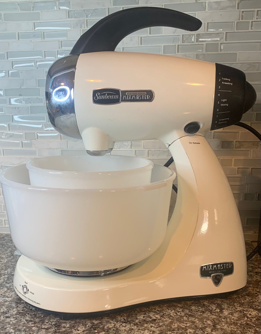 Vintage Sunbeam Mixmaster Legacy Edition Heritage Series Stand Mixer 12