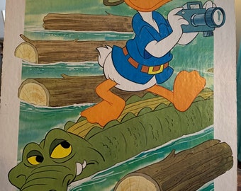 Vintage Set of 2 Walt Disney Puzzles - Featuring Mickey Mouse and