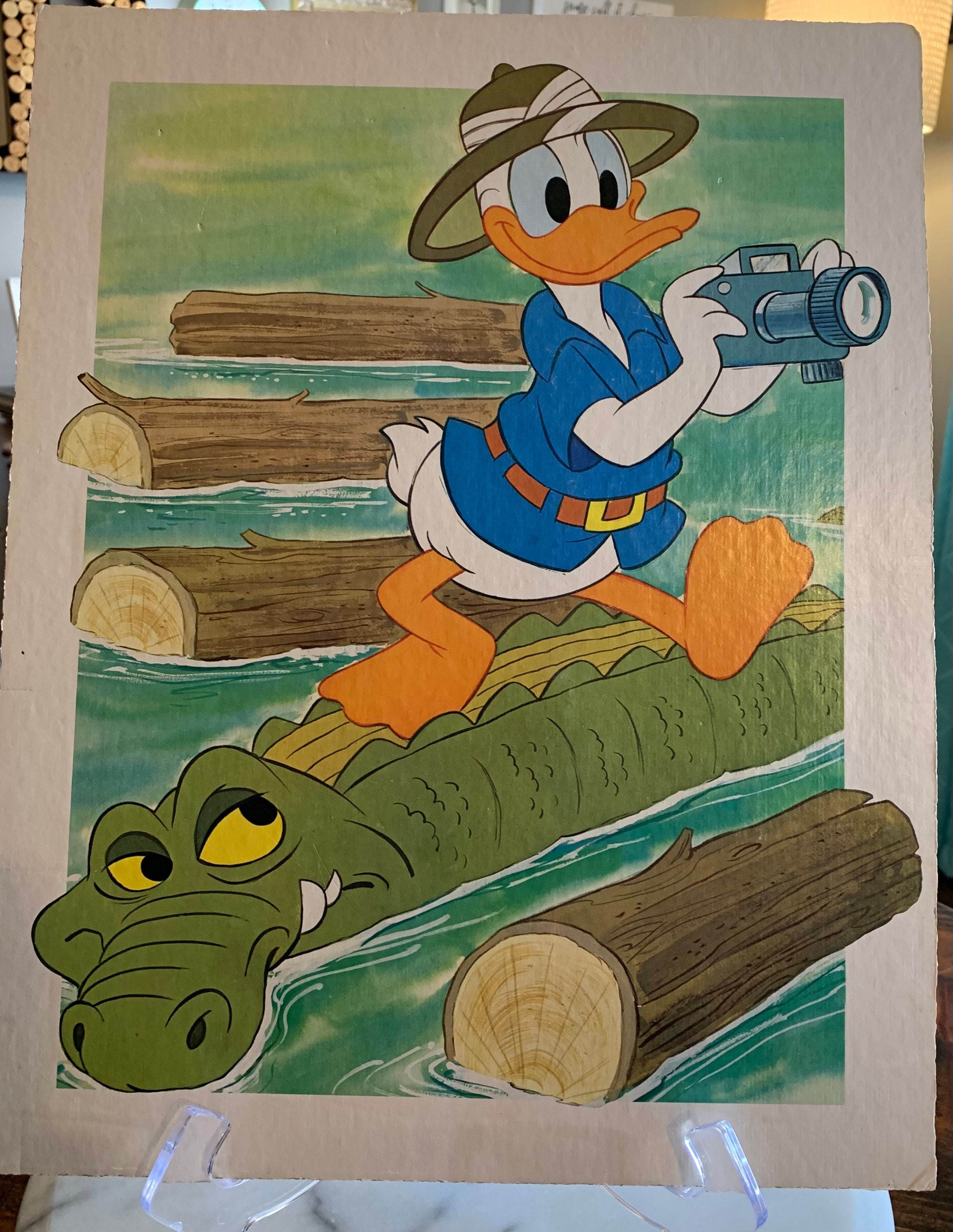 Vintage 1960's Walt Disney Puzzle Mickey Mouse Donald Duck