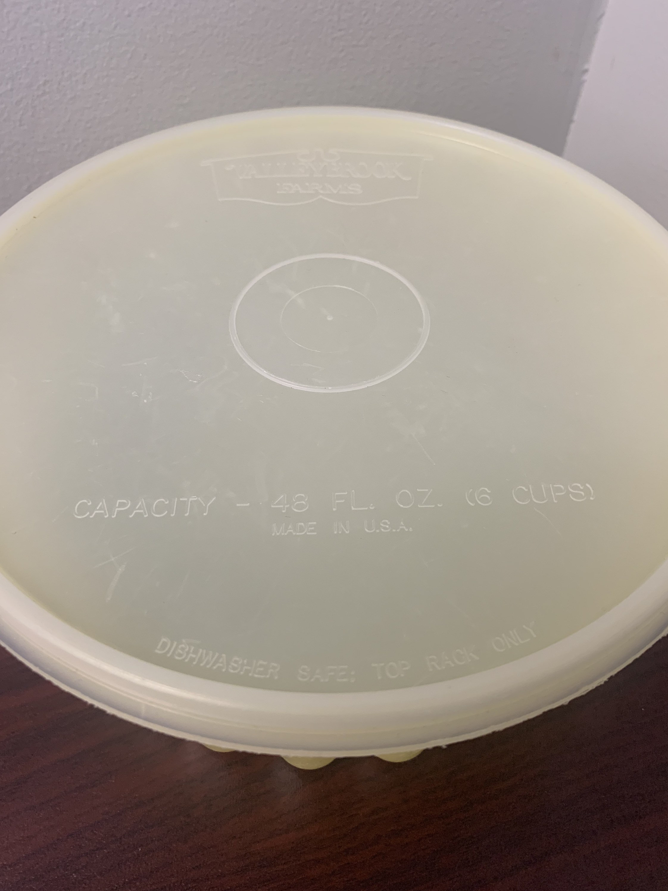 Valleybrook Farms Plastic Jello Mold W/lid 48 Fl. Oz. 6 Cups Etsy