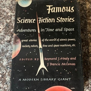 Antique - Famous Science Fiction Stories, Adventures in Time and Space. Science Fiction Anthology of 35 Stories