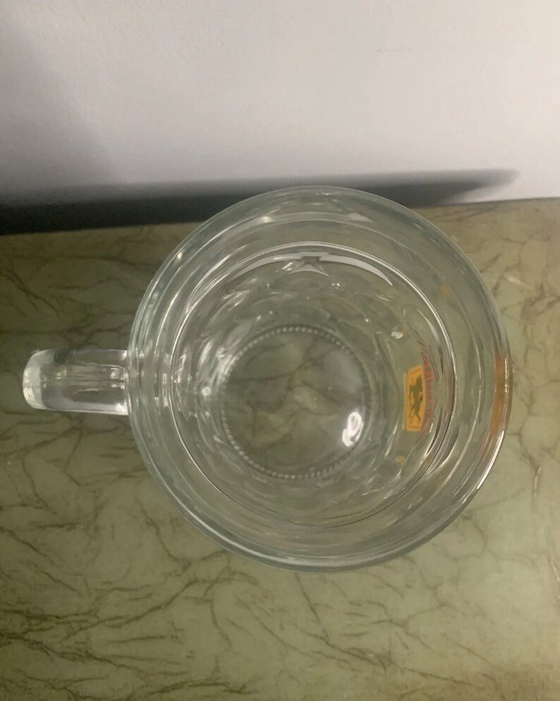 Sprecher Brewing Beer Mug 1L Liter Glass Dimpled Heavy Stein Etsy