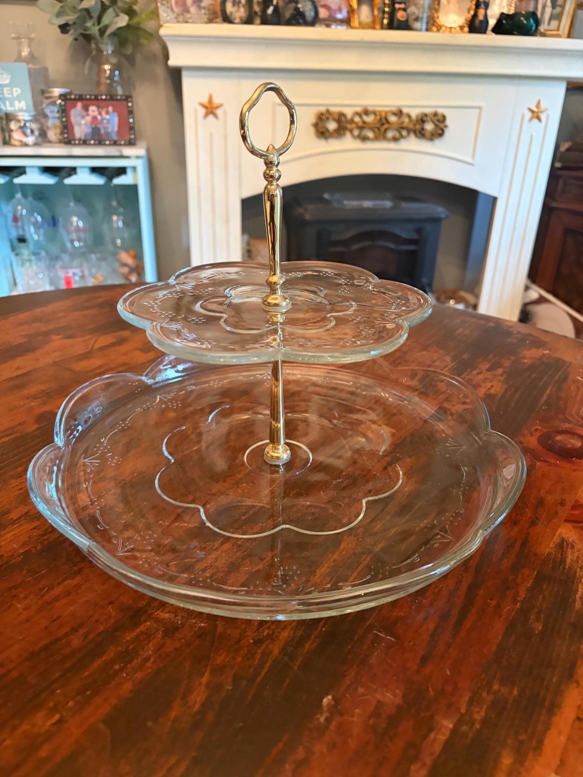 Crystal 2 Tier Stand - Etsy