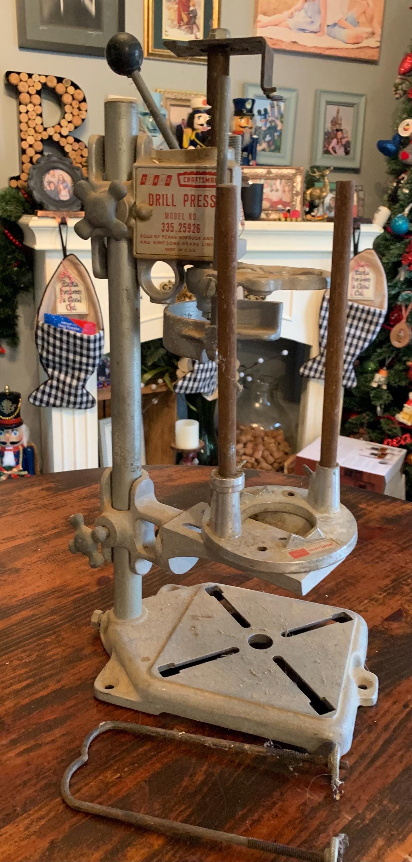 Vintage Sears Craftsman Drill Press Stand No