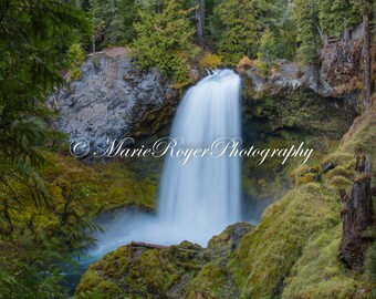 Sahalie Falls, Oregon - Giclée Fine Art Photograph