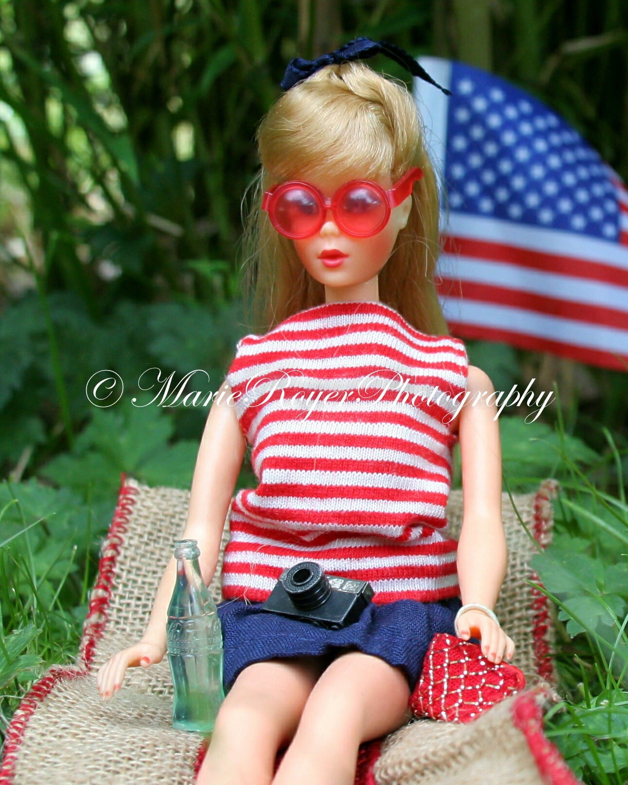 Vintage Twist N Turn Barbie 4th Of July At The Park 55 OFF