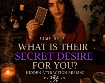 Same Hour Secret Desire Reading, Hidden Attraction and Private Feelings Love Tarot