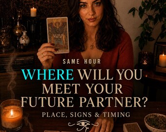 Same Hour Where Will I Meet My Future Partner Reading, Place Signs and Love Timing Tarot