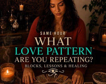 Same Hour Repeating Love Pattern Reading, Relationship Blocks and Healing Tarot