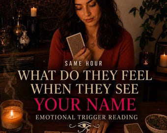 Same Hour What Do They Feel When They See Your Name Reading, Hidden Feelings Tarot