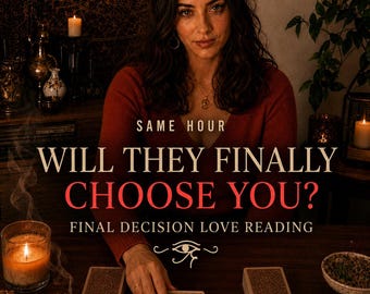 Same Hour Will They Choose You Reading, Final Decision Love Tarot and Relationship Clarity