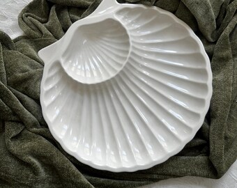 Plato de conchas vintage