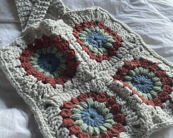 Granny Square Crochet Bag