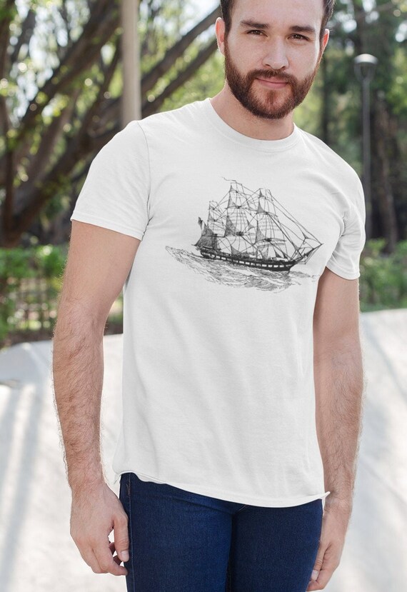 Clipper Ship Shirt Clipper Ship Tshirt Nautical Shirt | Etsy