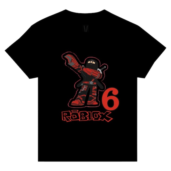 Buy Kids Roblox Ninja Character Graphic T shirt Black Online in India Etsy