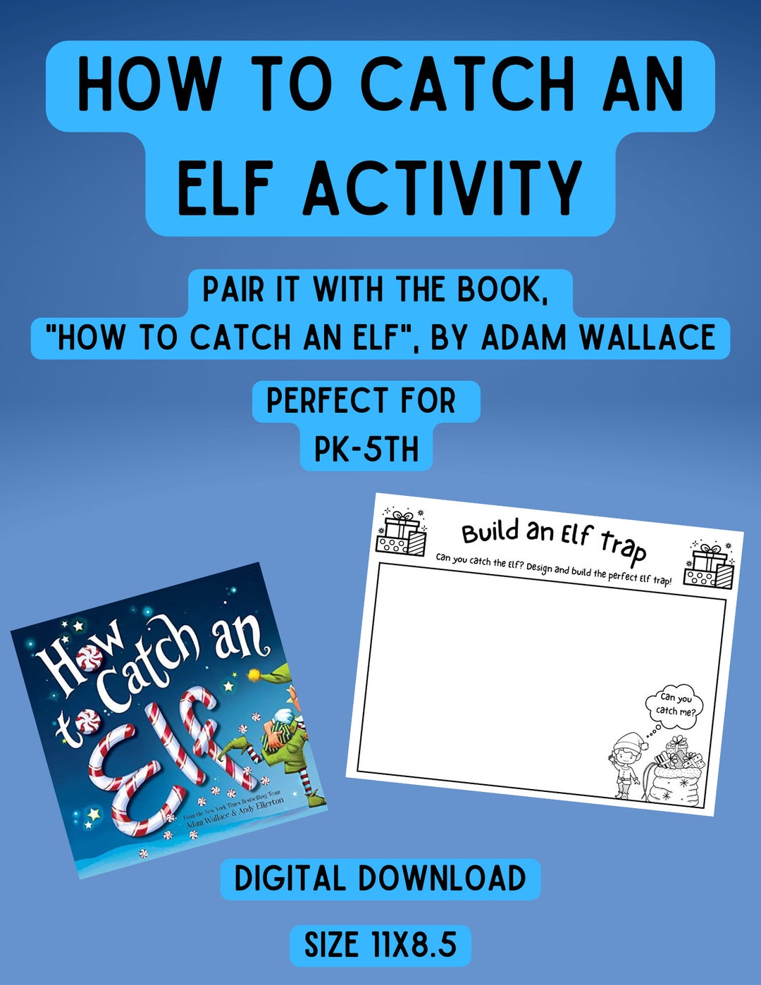 How to catch an elf activity etsy