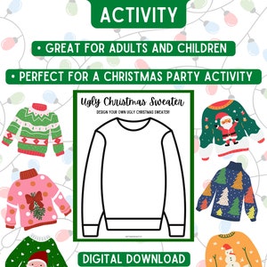 Ugly Christmas Sweater Activity