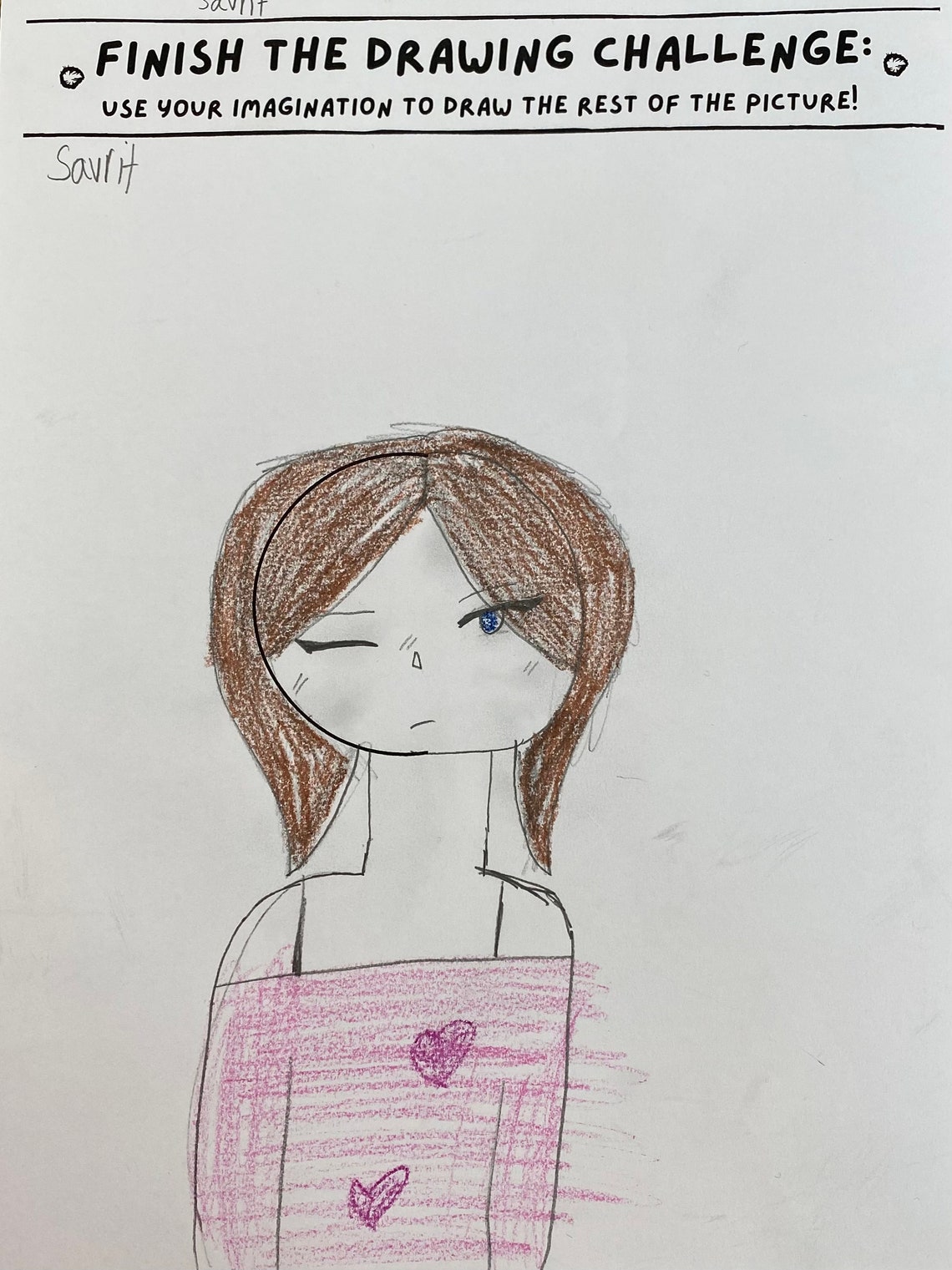 Finish the Drawing Challenge - Etsy