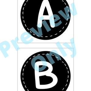 A-Z Library Shelf Labels