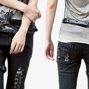 Leather Waist Drop Leg bag