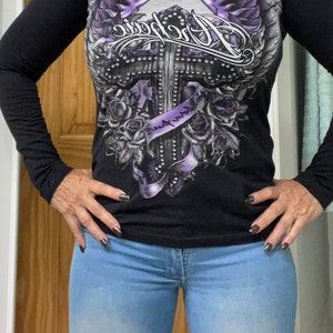 Fresca camicia da donna a manica lunga
