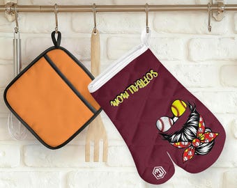 Casteria Customs – Guante de horno personalizado “Mamá de Softbol”
